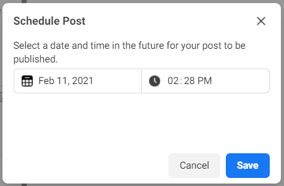 schedule a post